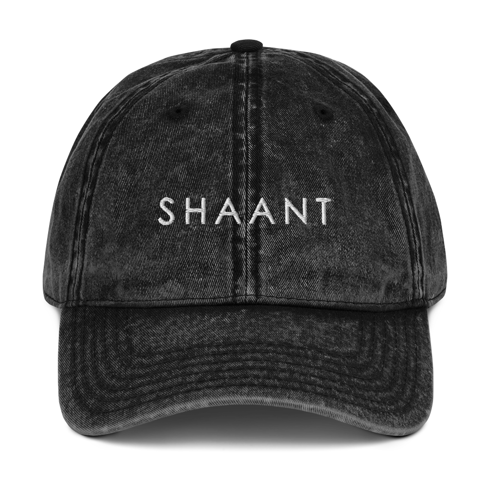 Vintage Cotton Twill Cap