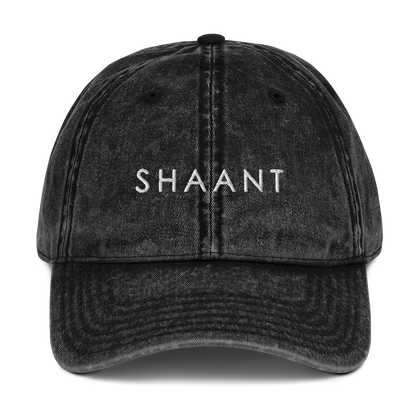 Vintage Cotton Twill Cap
