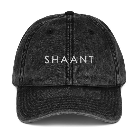 Vintage Cotton Twill Cap