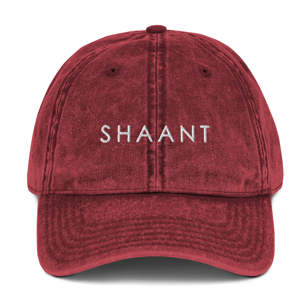 Vintage Cotton Twill Cap