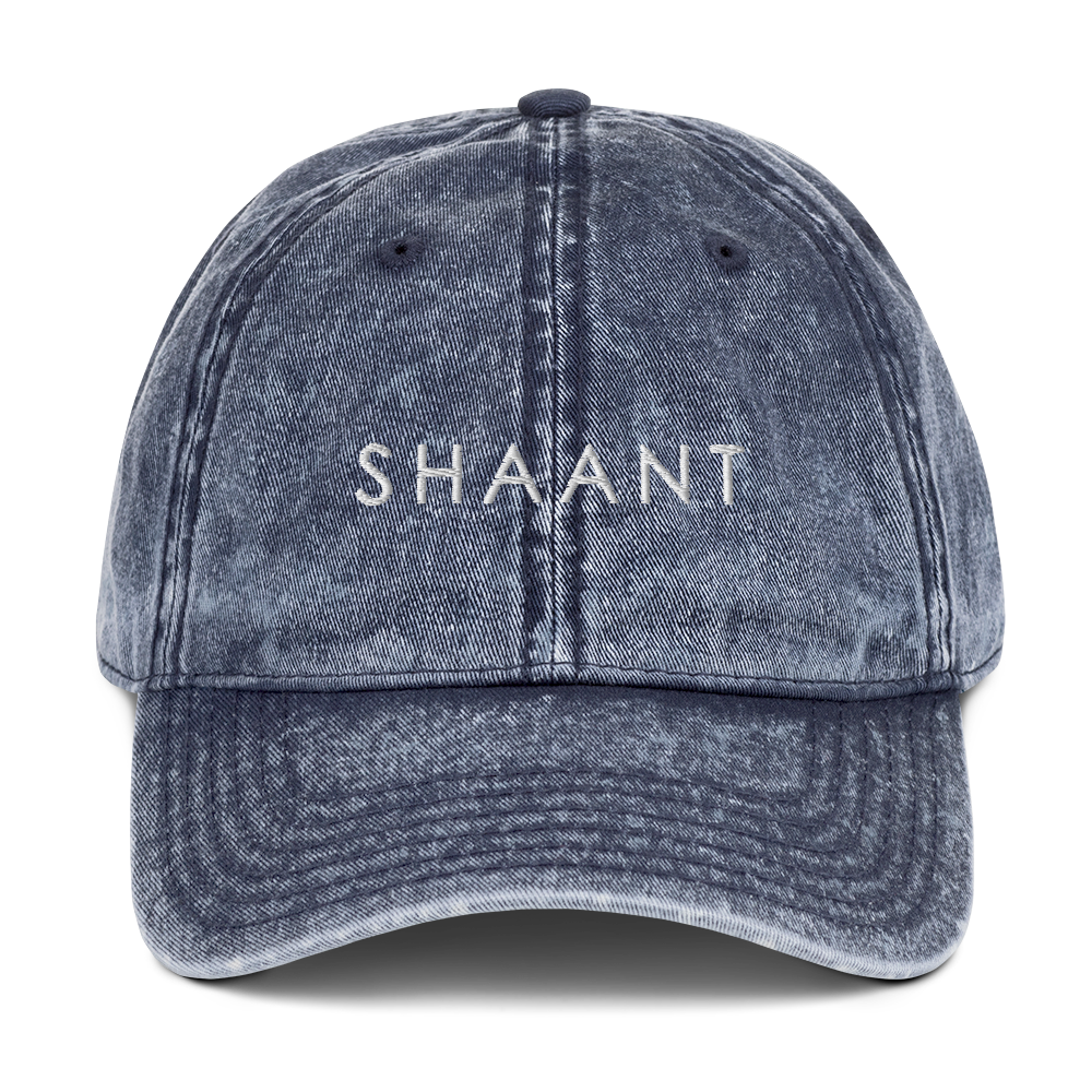 Vintage Cotton Twill Cap